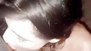 Social Media influencer’s blowjob MMS with her lover