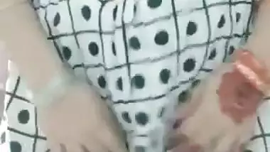 Newly married desi nude lady shows her milky boobs