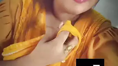 Bengali big tanker bhabhi selfie nude video call