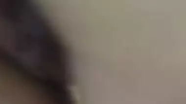 Brown haired cam girl boob pressing and pussy fingering