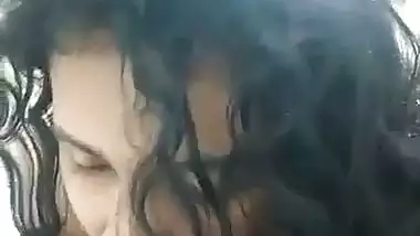 Curly hair mallu girlfriend sucking boyfriend dick