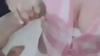 Busty girl enjoys two dicks together in Telugu xxx MMS