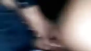 Wife romance and sex with husband with video call to lover