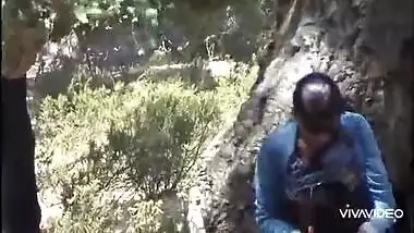 Indian college couple outdoor sex