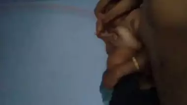 Kannur Malayali wife boobs fonding by husband