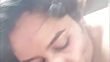 Busty wife Sneha blowjob and big boobs showing