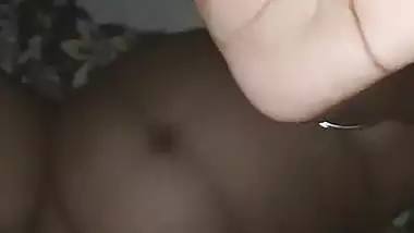 Husband shoots his wife’s Tamil sex video while fucking her