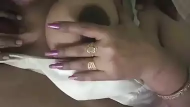 South Indian lady drinks her stepson’s thick cum