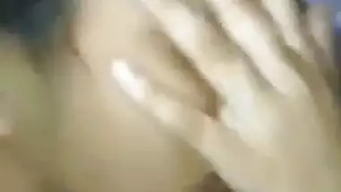 Stepsister sucking big dick of brother in incest sex clip