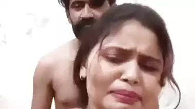 Standing bhabhi stripped fully and fucking in doggy position