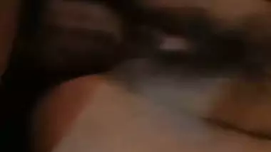 Hairy pussy close up fucking of office HR by manager