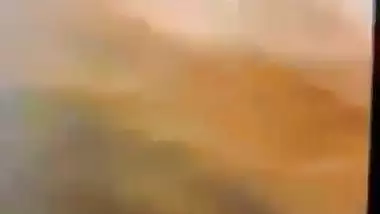 GF gives an Indian blowjob to her BF in the car