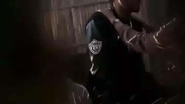 Lovers in restaurant having romance and GF sucking dick