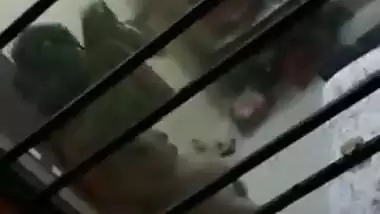 Neighbor desi dressing spycam video