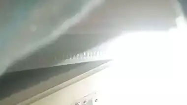 Mom wearing bra after showing her big boobs