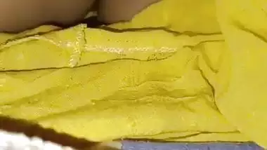 Sleeping sister boob touch by brother and nipple show