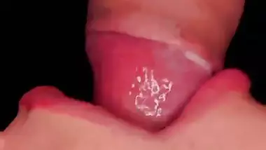 Mindblowing Indian blowjob and cum swallowing