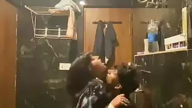 Horny girl’s xxx mms of riding a dick in the bathroom