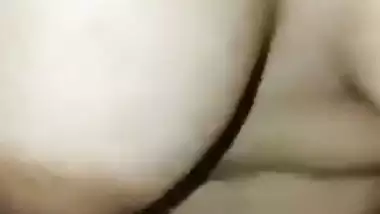 Mallu girlfriend pushing dick inside tight vaginal hole