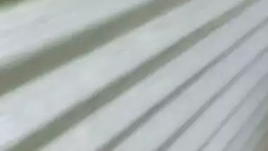 Neighbor Bengali aunty bathing outdoor caught on camera