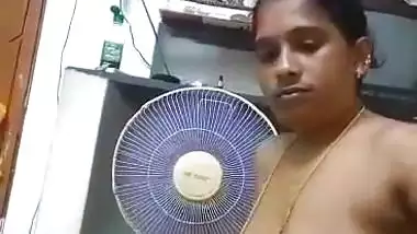 Telugu wife strips nighty and gives blowjob to husband